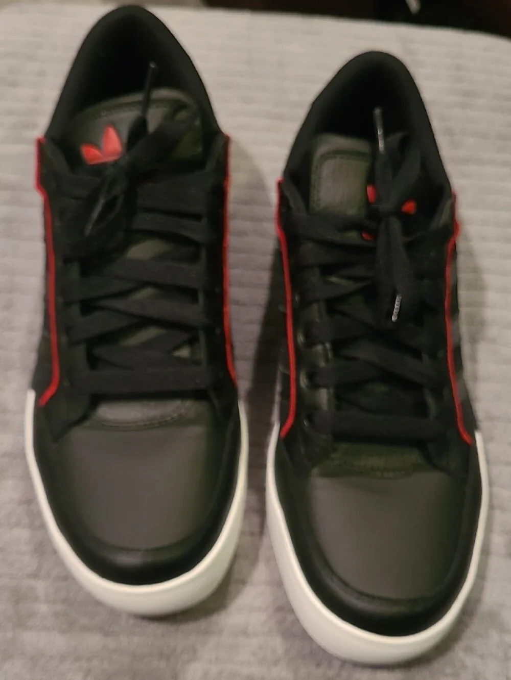 Adidas Hard Court Low Originals Men’s Black Sneakers with Red Accents